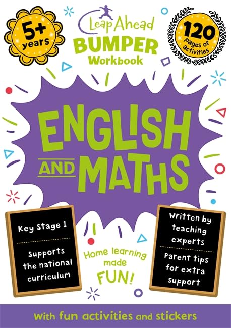 Leap Ahead Bumper Workbook: 5+ Years English and Maths