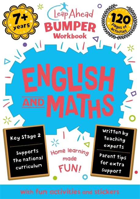 Leap Ahead Bumper Workbook: 7+ Years English and Maths