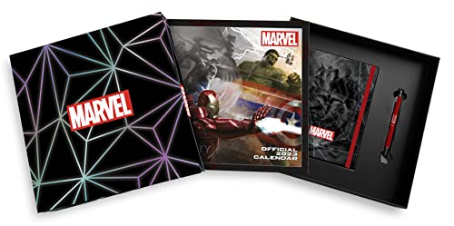 The Marvel 2023 Calendar Diary and Pen Gift Box