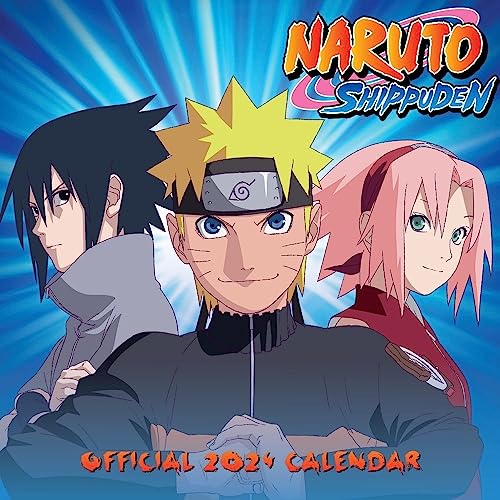 Naruto Shippuden 2024 Square Wall Calendar