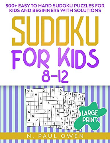Sudoku for Kids 8-12