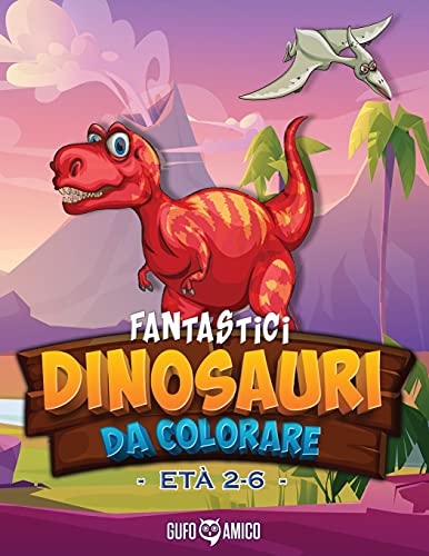 Fantastici dinosauri da colorare