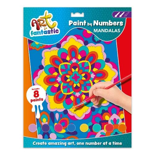 Art Fantastic Paint-by-Numbers Kit: Mandalas
