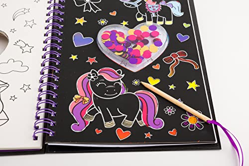 Scratch Art Sparkles I Love Ponies