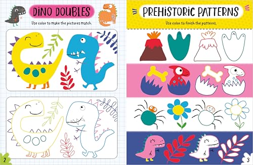 Create and Play Dinos Coloring & Activity Book