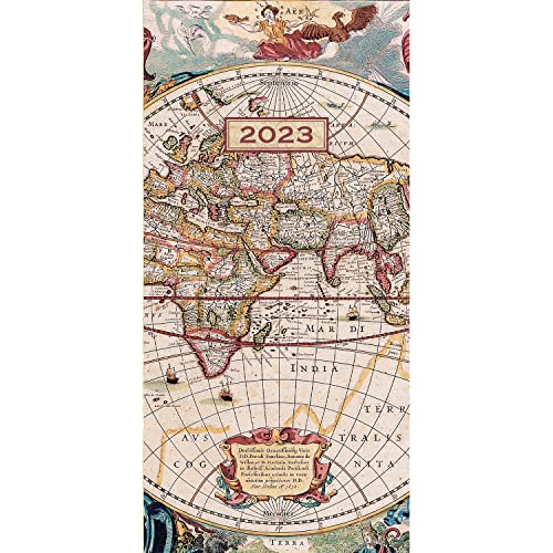 Antique Maps - Slim Pocket Diary 2023