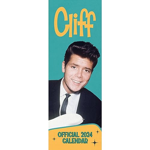 Cliff Richard 2024 Slim Wall Calendar