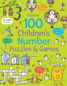 100 Children's Number Puzzles and Games 