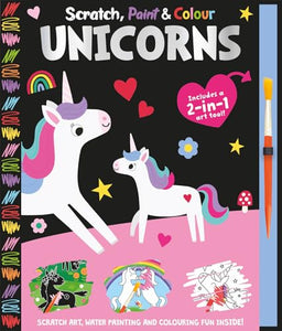 Scratch, Paint & Colour Unicorns 