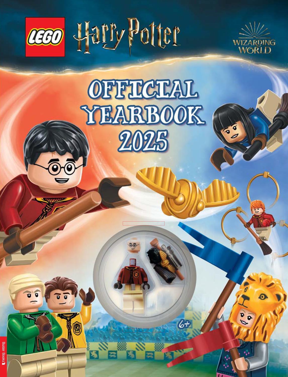 LEGO Harry Potter: Official Yearbook 2025 (with Harry Potter minifigure, broomstick and Golden Snitch)