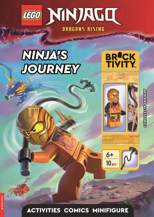 LEGO NINJAGO: Ninja's Journey Activity Book (with Arin minifigure and accessories)