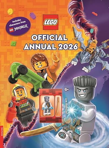 LEGO Books. Official Annual 2026 (with Zane LEGO NINJAGO minifigure)