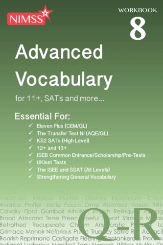 NIMSS Advanced Vocabulary for 11+, SATs and more...: Vocabulary Workbook 8 Q-R (NIMSS Advanced Vocabulary Workbooks)