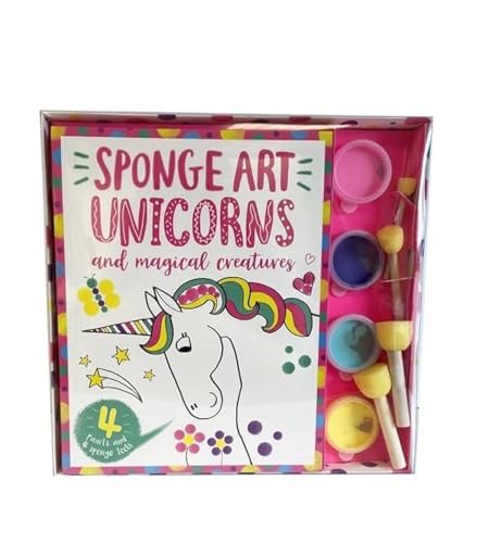Sponge Art Unicorns and Magical Creatures