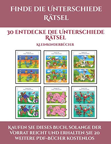 Kleinkind-Bucher online (Finde die Unterschiede Ratsel)