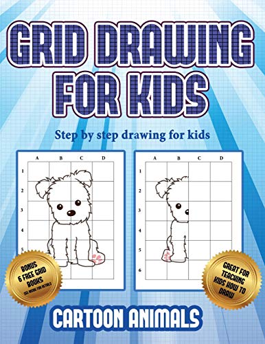 Step by step drawing for kids (Learn to draw cartoon animals)