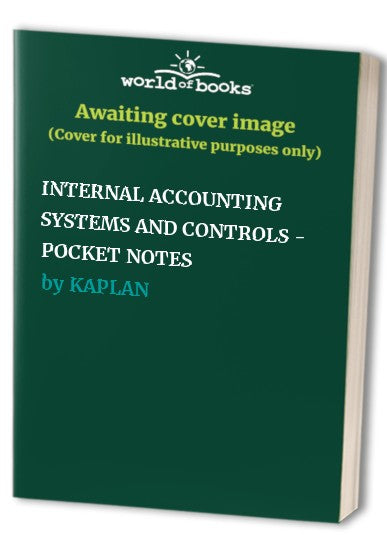 INTERNAL ACCOUNTING SYSTEMS AND CONTROLS - POCKET NOTES
