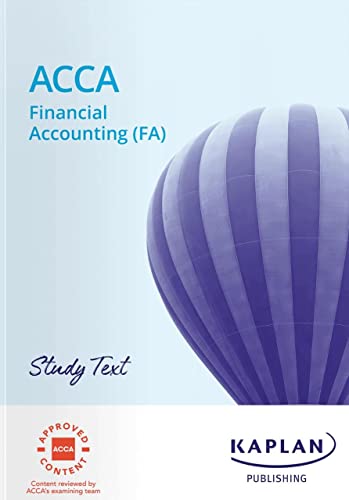 FINANCIAL ACCOUNTING (FA) - STUDY TEXT