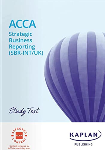 STRAYEGIC BUSINESS REPORTING (SBR) - STUDY TEXT
