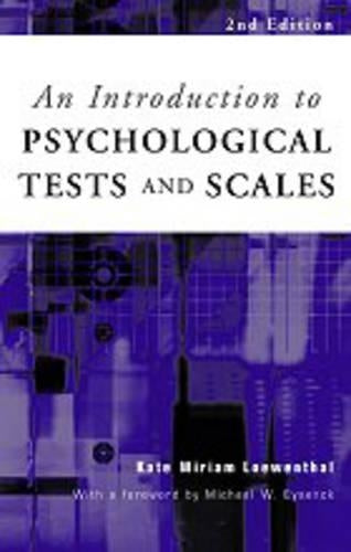 An Introduction to Psychological Tests and Scales