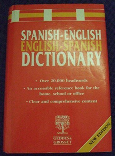 Spanish - English, English - Spanish Dictionary