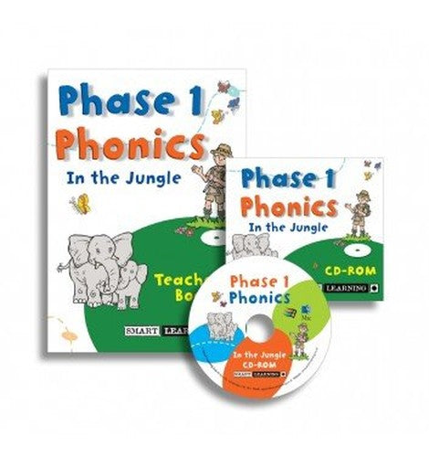 Phase 1 Phonics In The Jungle CD-ROM & Teacher Book: Single User Licence