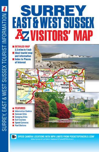 Surrey East & West Sussex Visitors Map