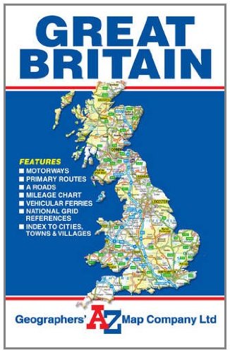 Great Britain Road Map