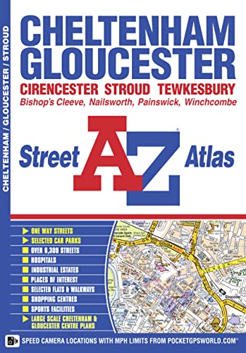 Cheltenham, Gloucester and Stroud A-Z Street Atlas