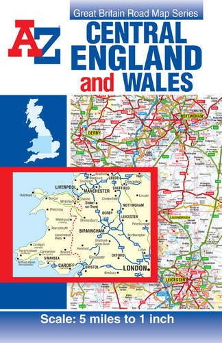 Central England & Wales Road Map