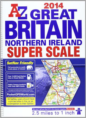 Great Britain Super Scale Road Atlas