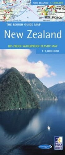 A Rough Guide Map New Zealand