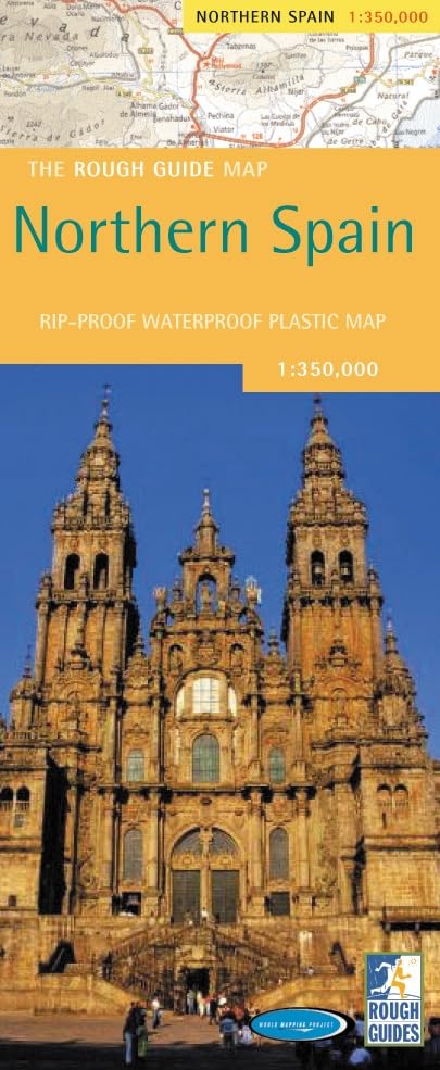 Rough Guide Map Northern Spain