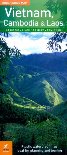 The Rough Guide Map Vietnam, Laos and Cambodia