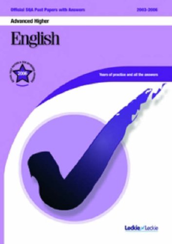 English Advanced Higher SQA Past Papers