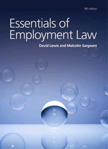 Essentials of Employment Law