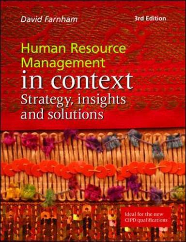 Human Resource Management in Context