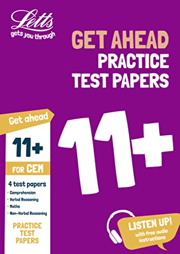 11+ Practice Test Papers (Get ahead) for the CEM tests inc. Audio Download