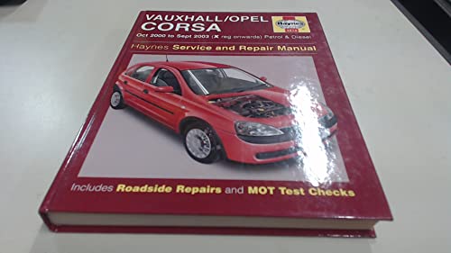Vauxhall/Opel Corsa Petrol and Diesel Service and Repair Manual