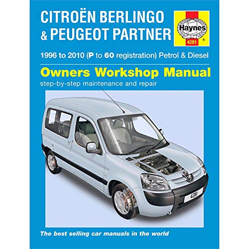 Citroen Berlingo and Peugeot Partner Petrol and Diesel Service and Repair Manual: 1996 to 2005