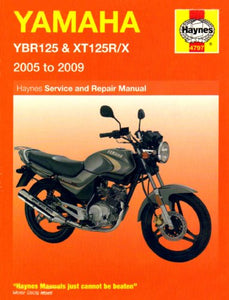 Yamaha YBR125 and XT125R/X Service and Repair Manual 