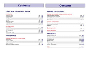 Honda ANF125 Innova Scooter (03 - 12) 