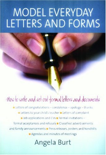 Model Everyday Letters and Forms