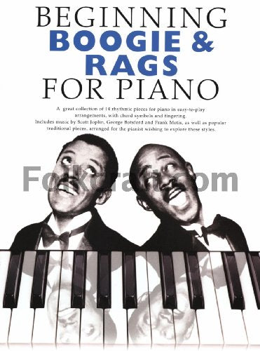 Beginning Boogie And Rags For Piano
