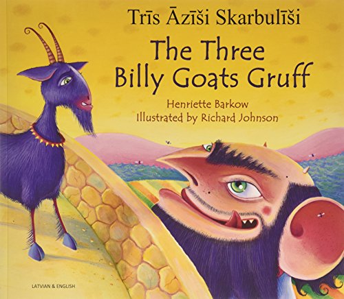 The Three Billy Goats Gruff in Latvian and English