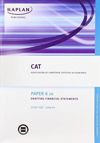 Paper 6 (UK) Drafting Financial Statements