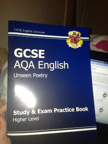 GCSE English AQA Unseen Poetry Study & Exam Practice Book Higher Level