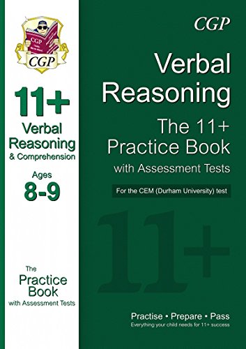 11+ Verbal Reasoning Practice Book with Assessment Tests (Ages 8-9) for the CEM Test