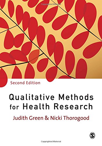 Qualitative Methods for Health Research