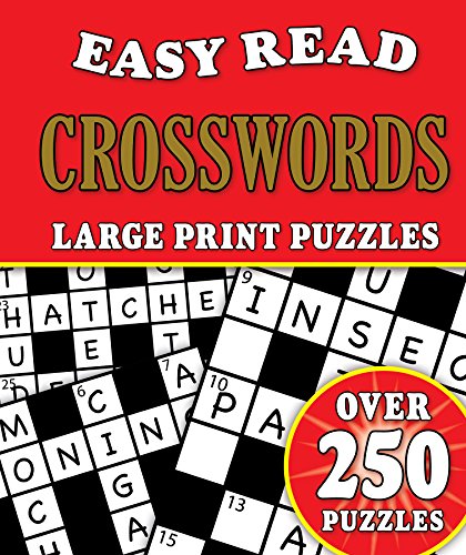 Easy Read Large Print Puzzles: Crosswords
